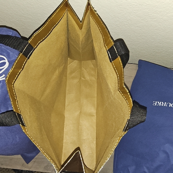 Metallic Gold Tote Bag - Picture 3 of 3